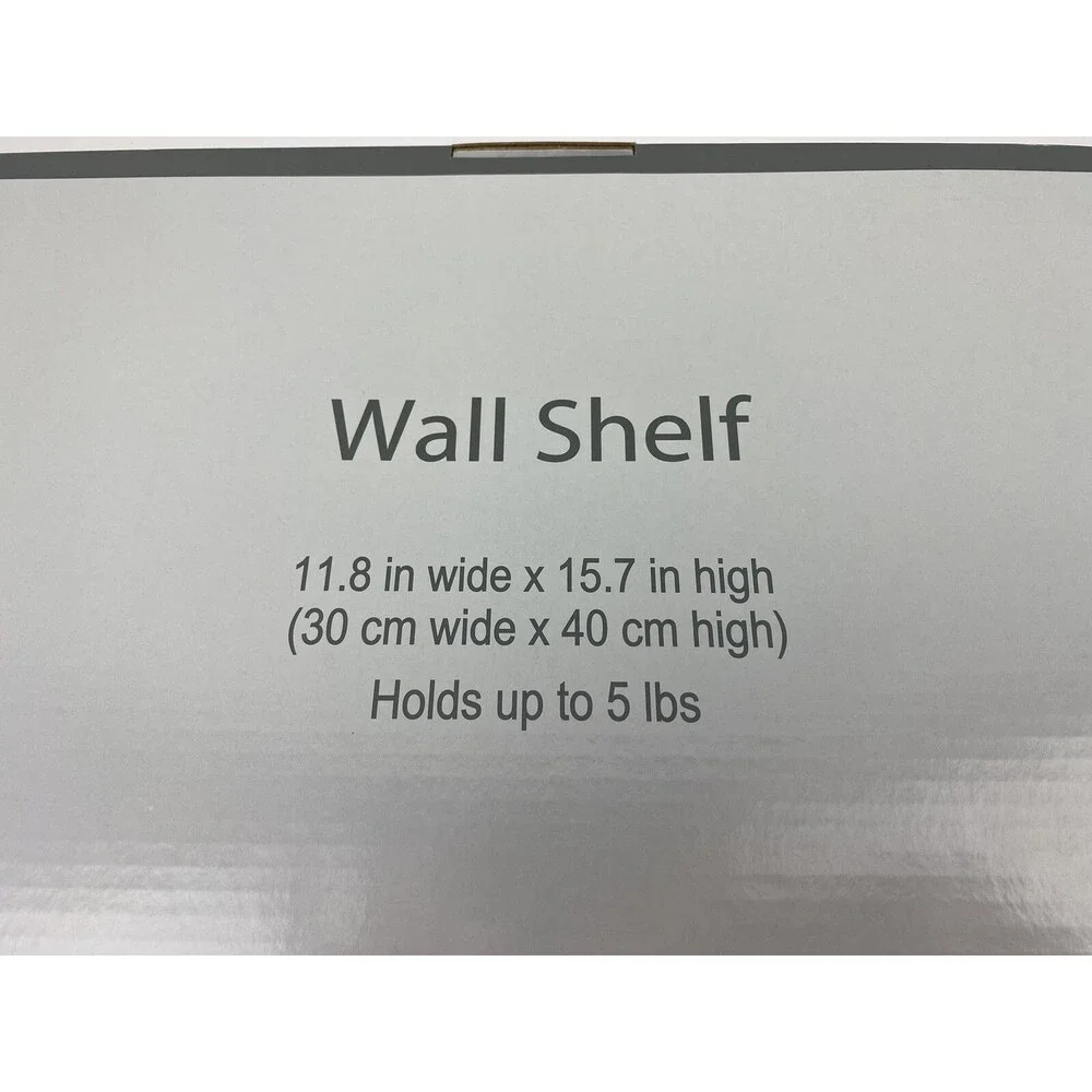 Wooden Wall Shelf Chalkboard 11.8